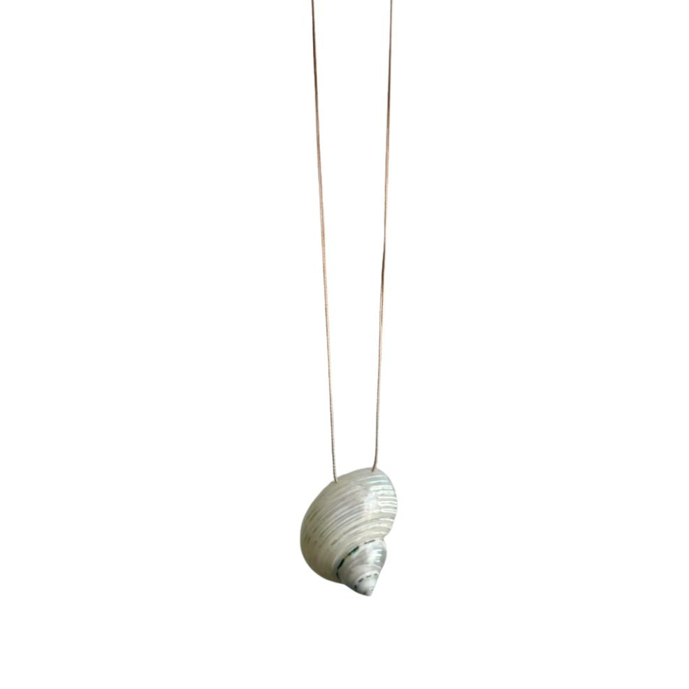 Calypso Shell Cord Necklace - Beige