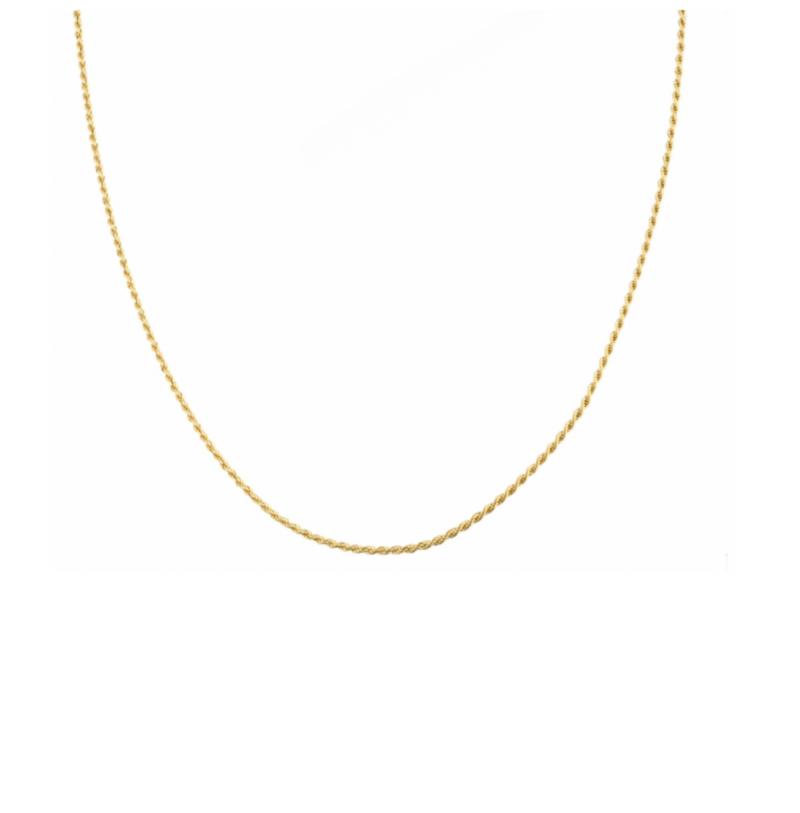 1.5mm Rope chain Necklace