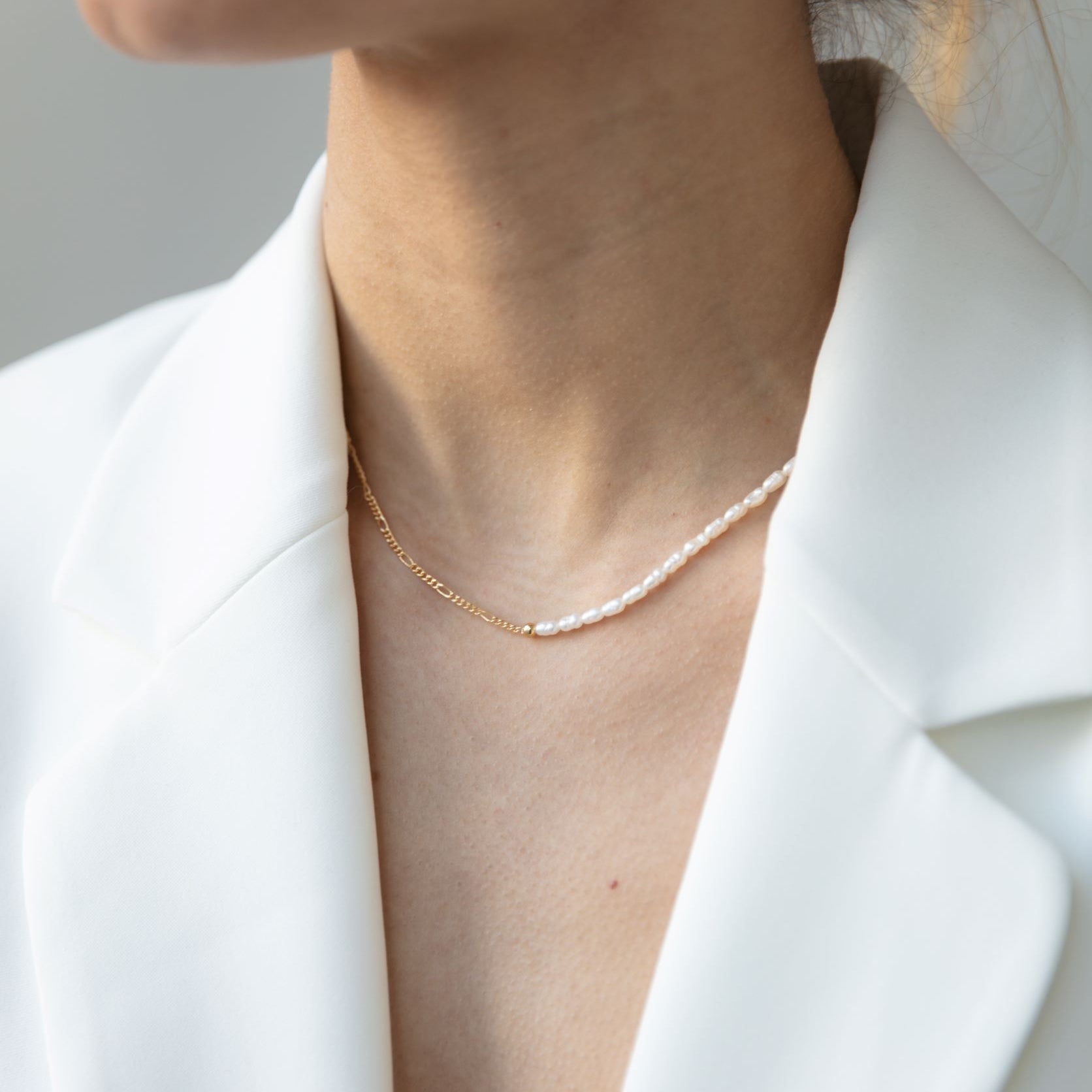 Ariel Half & Half Necklace