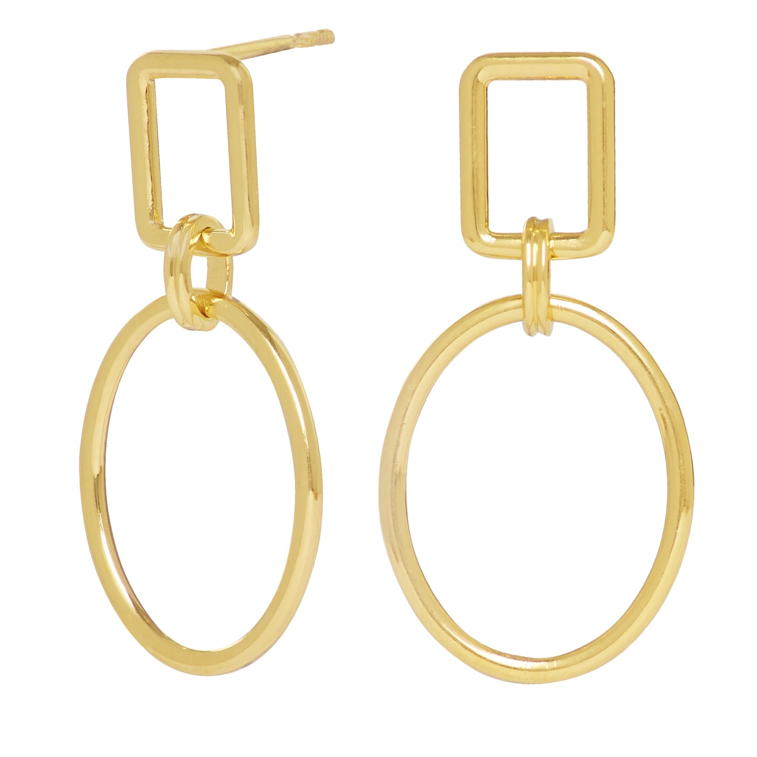 Soraya Oval Drop Earrings