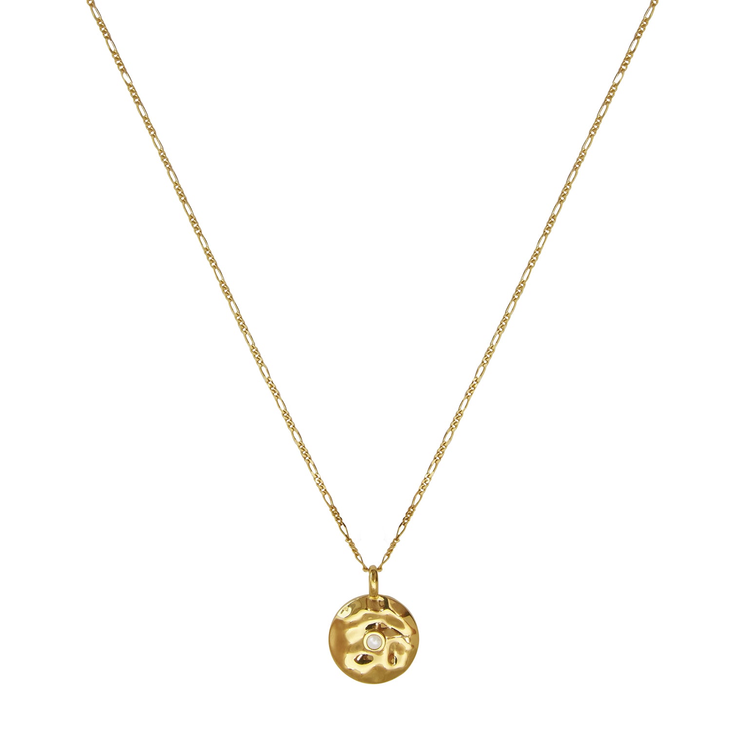 Thea Pearl Coin Necklace