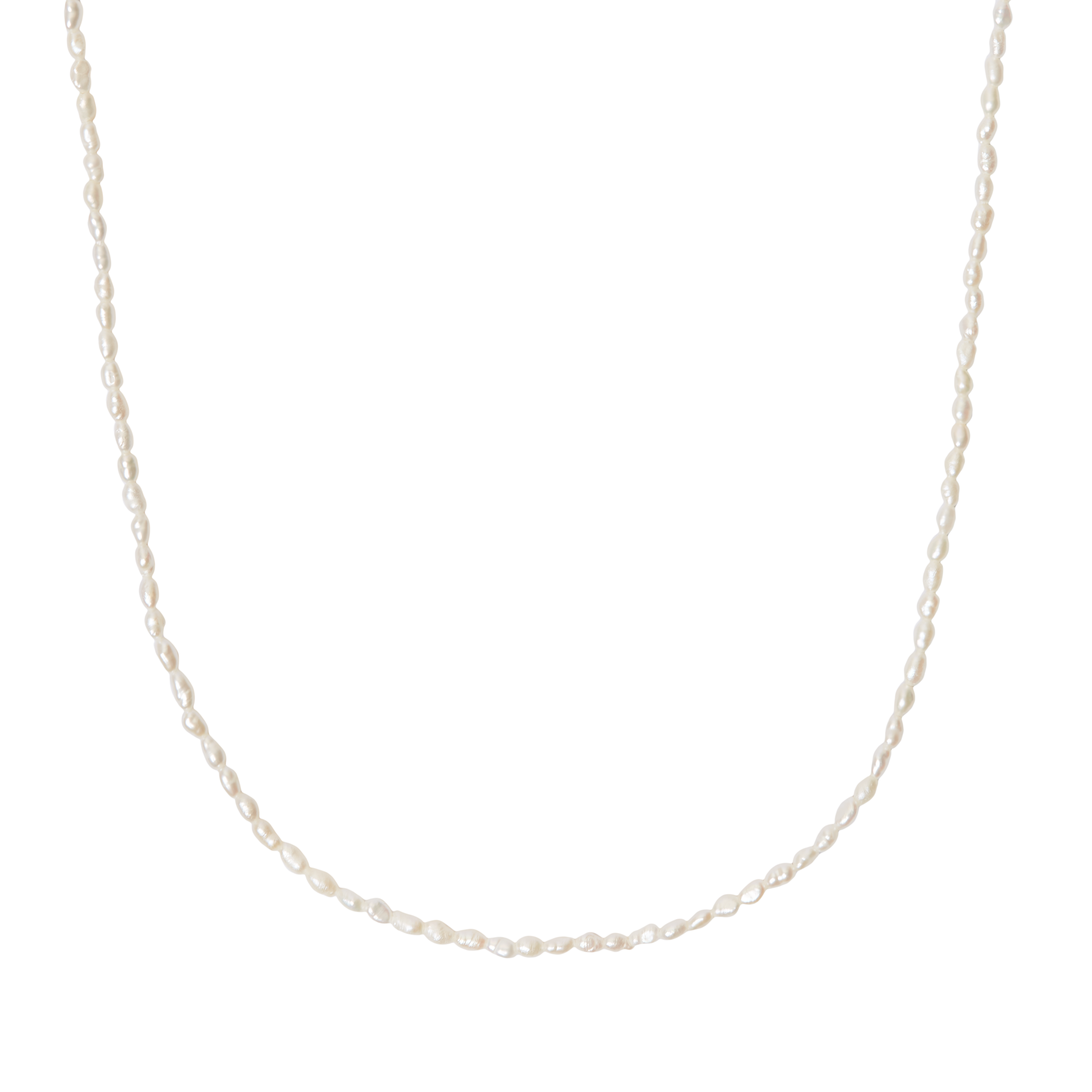 Maxi Petite Rice Pearl Necklace