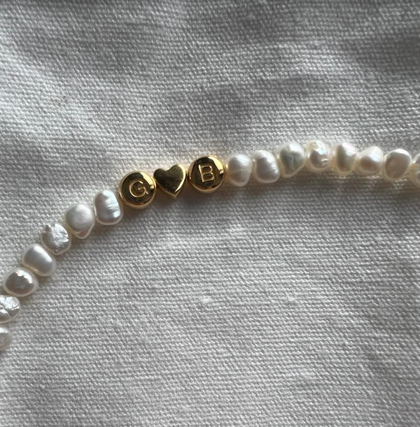 Small Personalised Pearl Bracelet