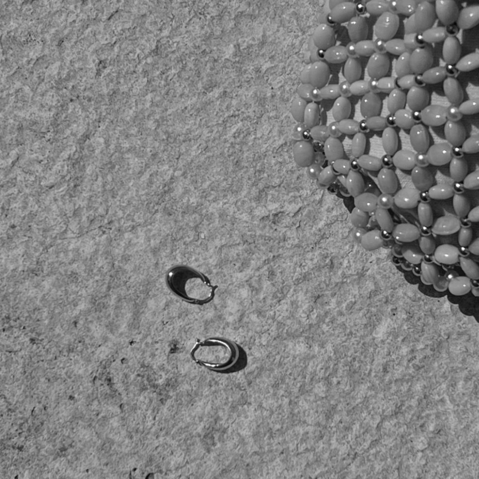 Barrie Hoops - Sterling Silver