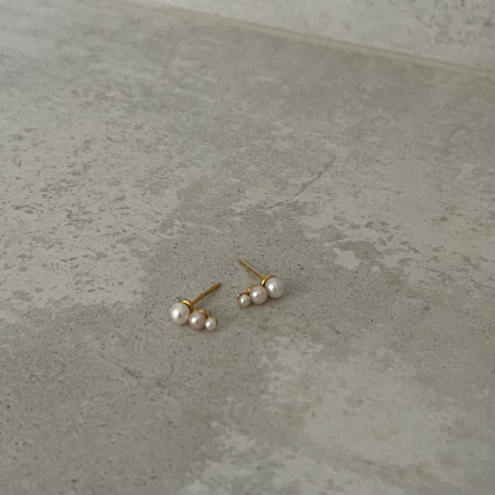 Pearl Ear Climbers Earrings