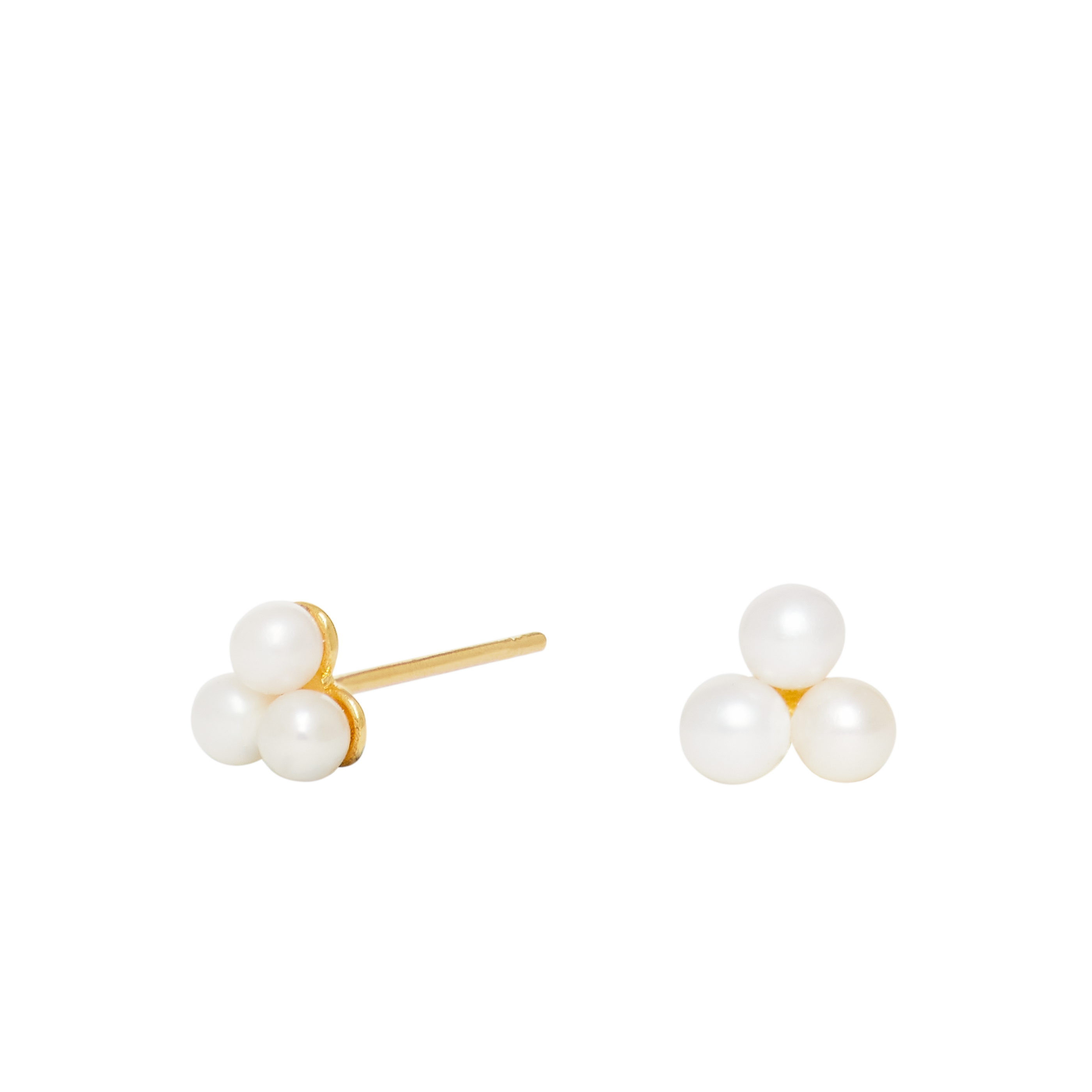 Trio Pearl Studs