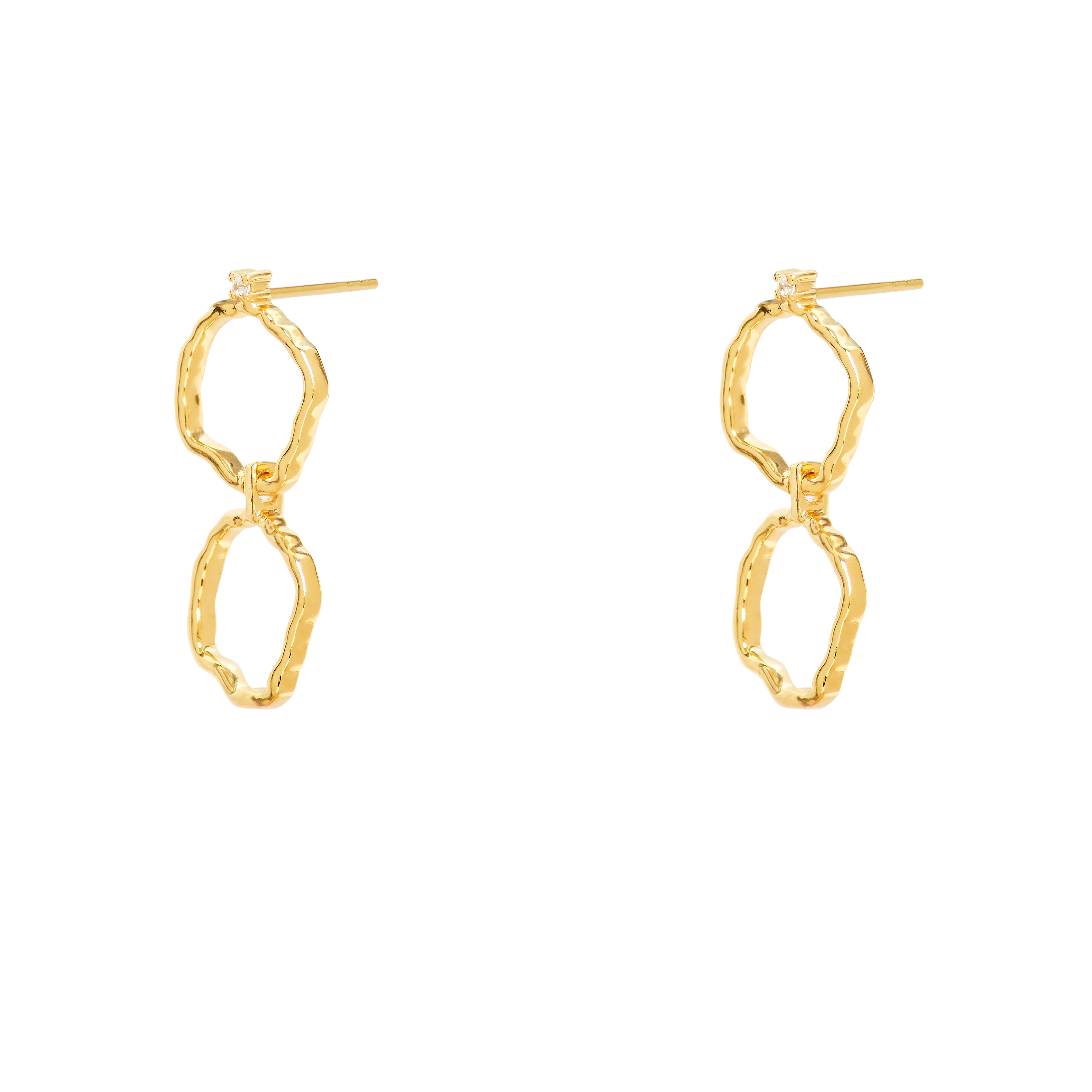Double Organic Earrings
