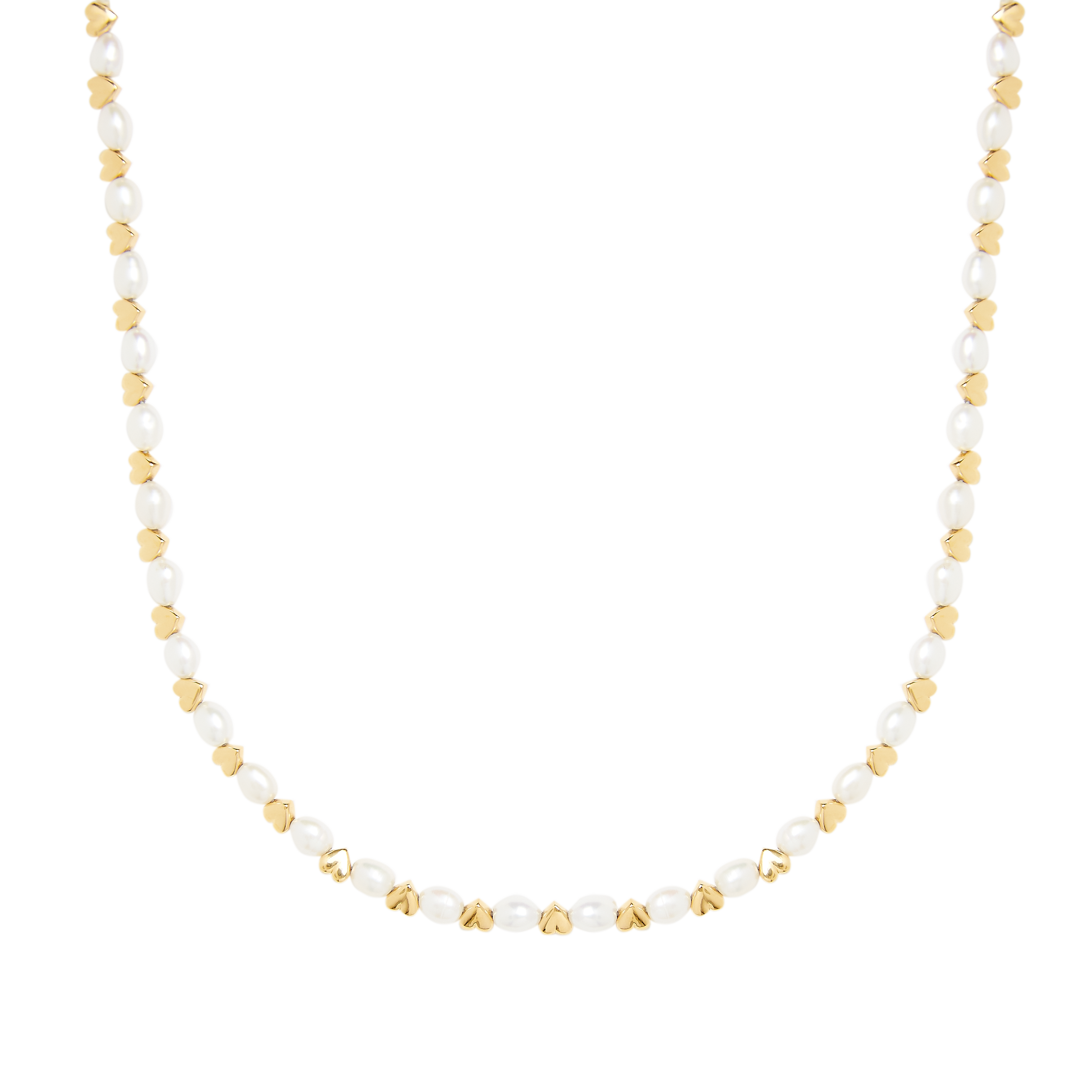 Little Love Pearl & Heart Necklace