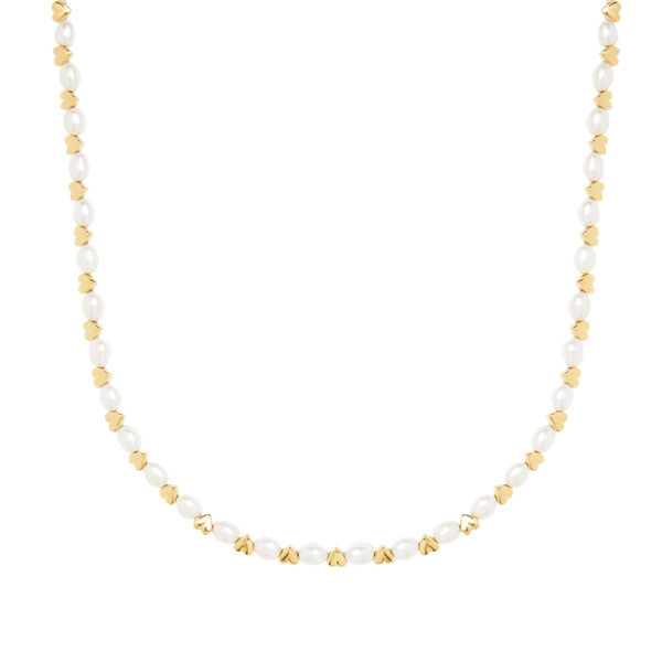 Little Love pearl & Heart necklace