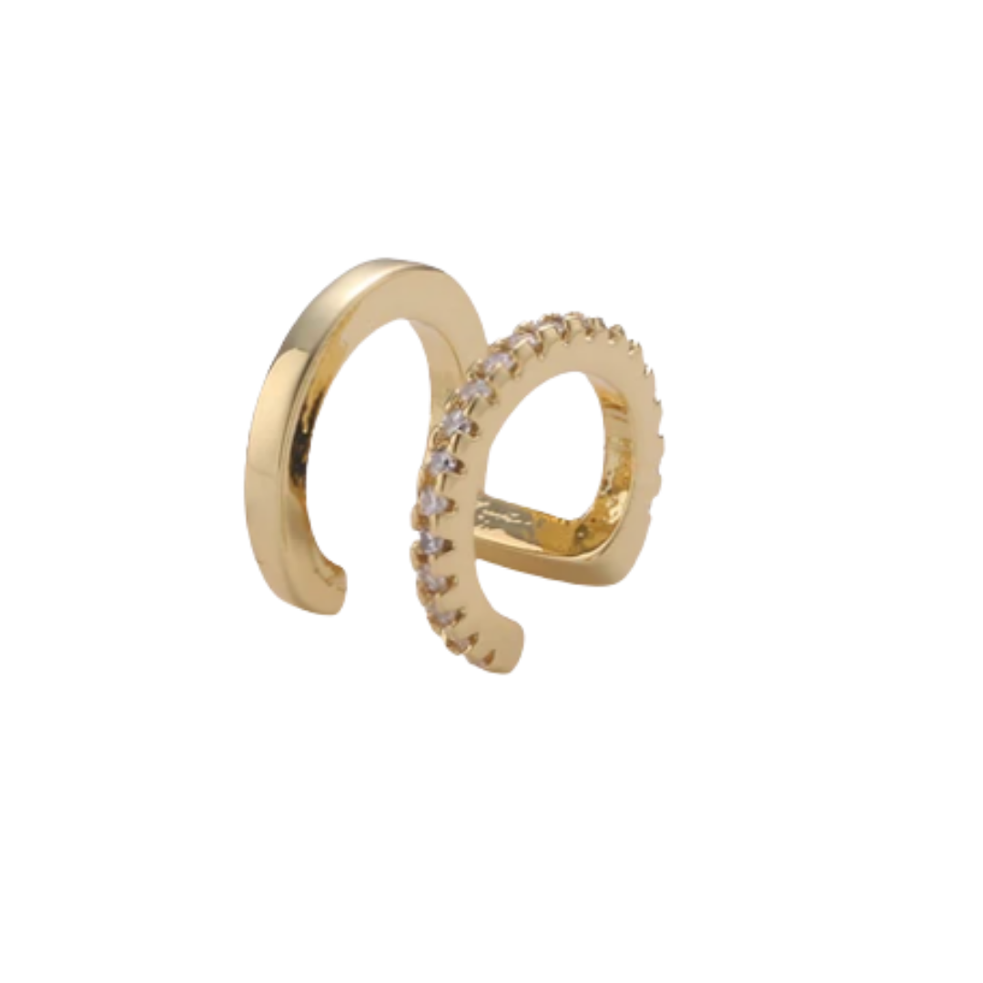 Dena Double Band Ear Cuff
