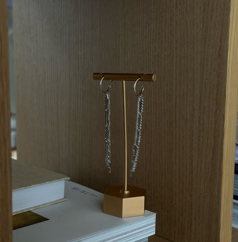 Maura Drop Hoop Earrings