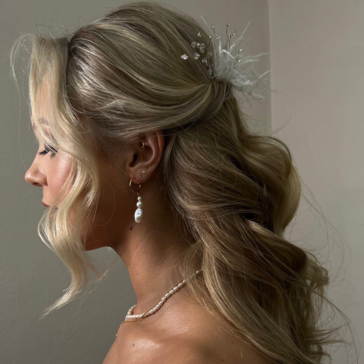 Aurora Pearl Drop Earrings