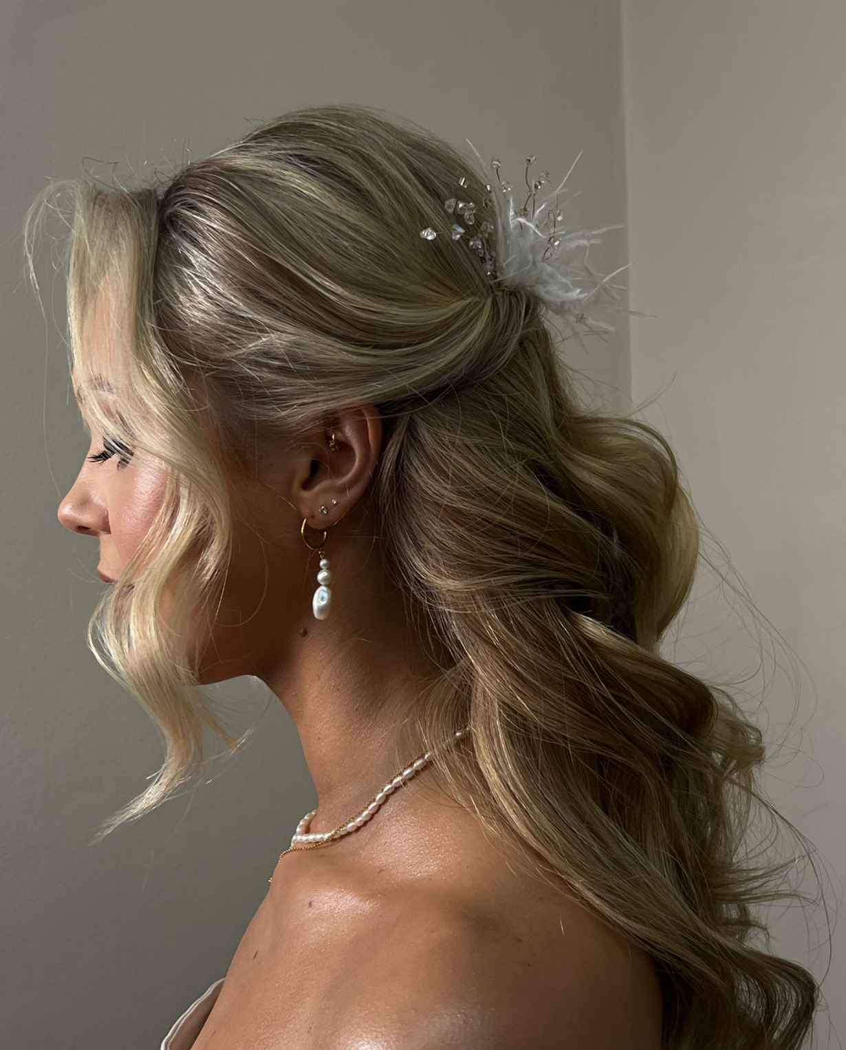 Aurora Pearl Drop Earrings