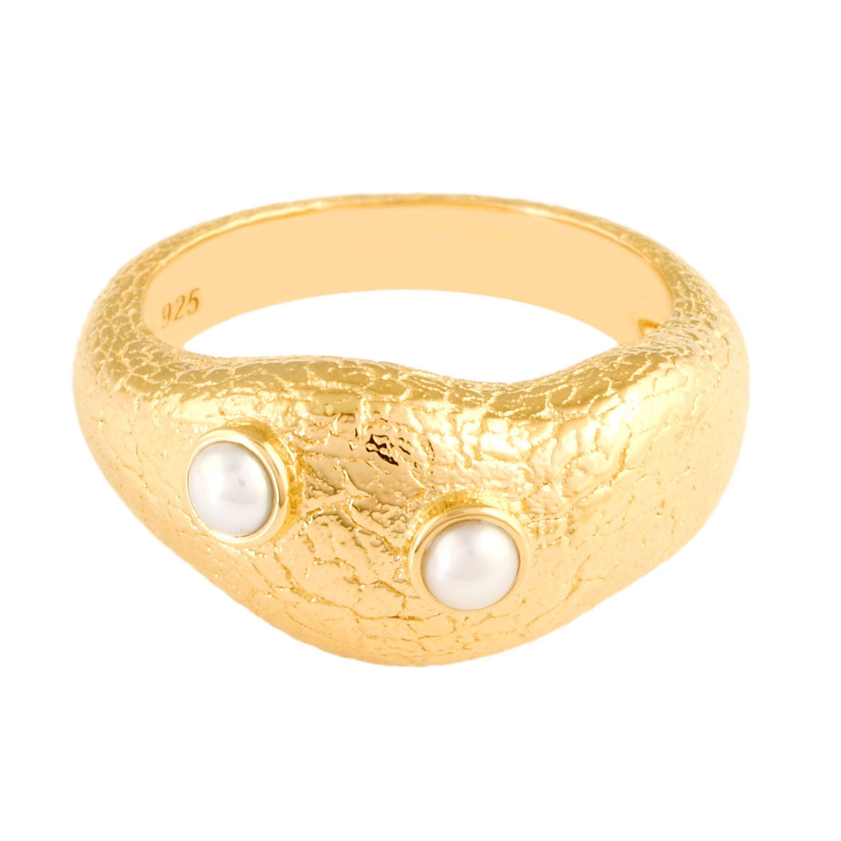 Danielle Ward The Crackle Pearl Ring