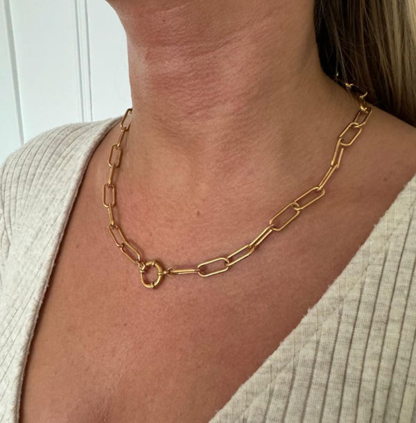 Tessa Large paperclip chain