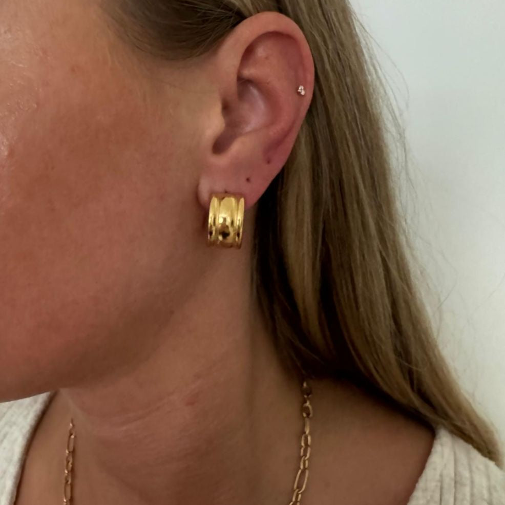 Talia Rectangle Stud Earrings