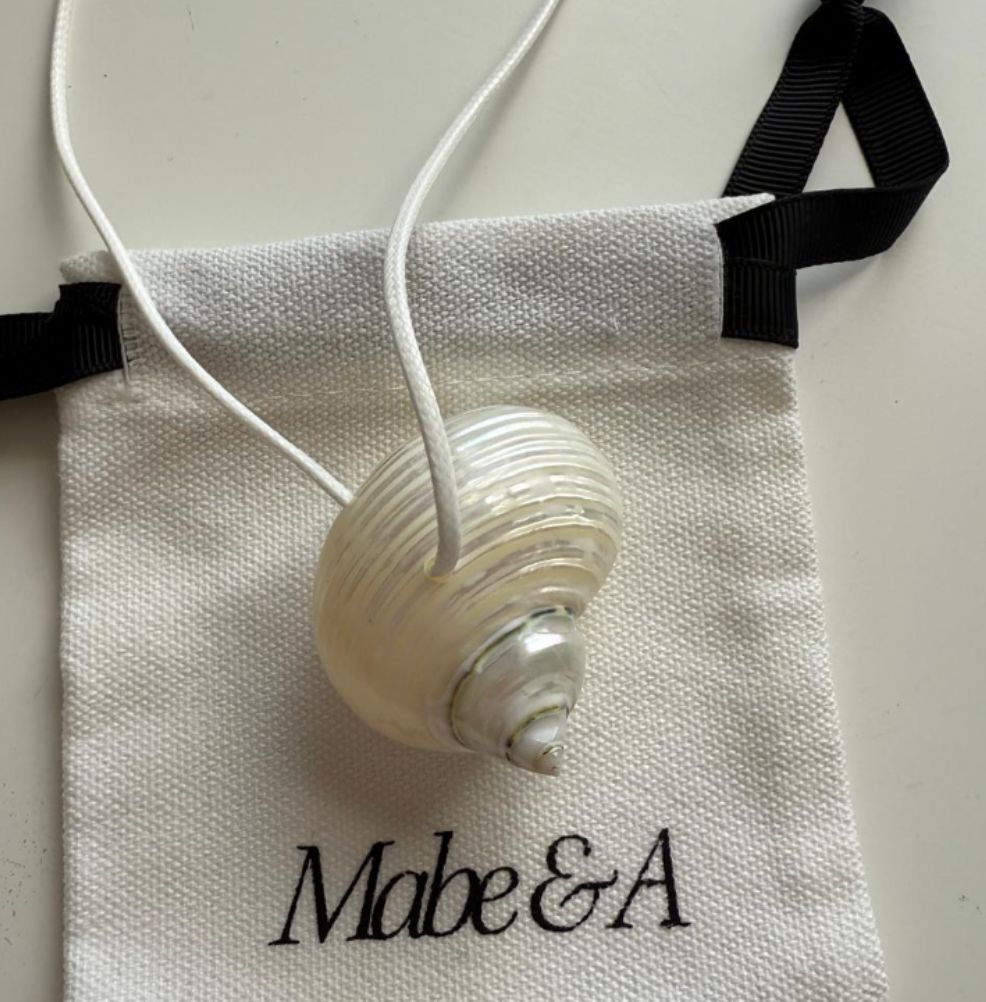 Calypso Shell Cord Necklace - White