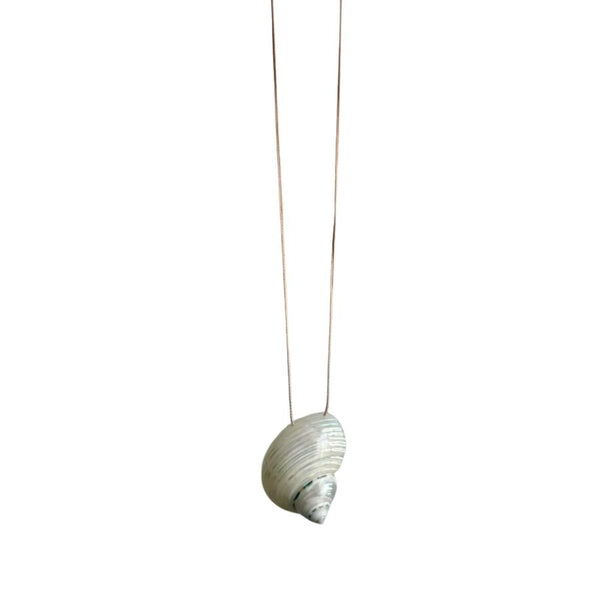 Calypso shell Cord Necklace- Beige