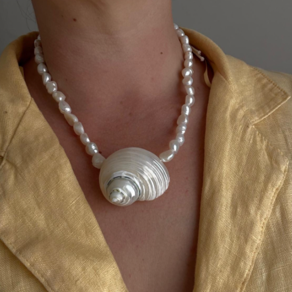 Marina Pearl Shell Necklace