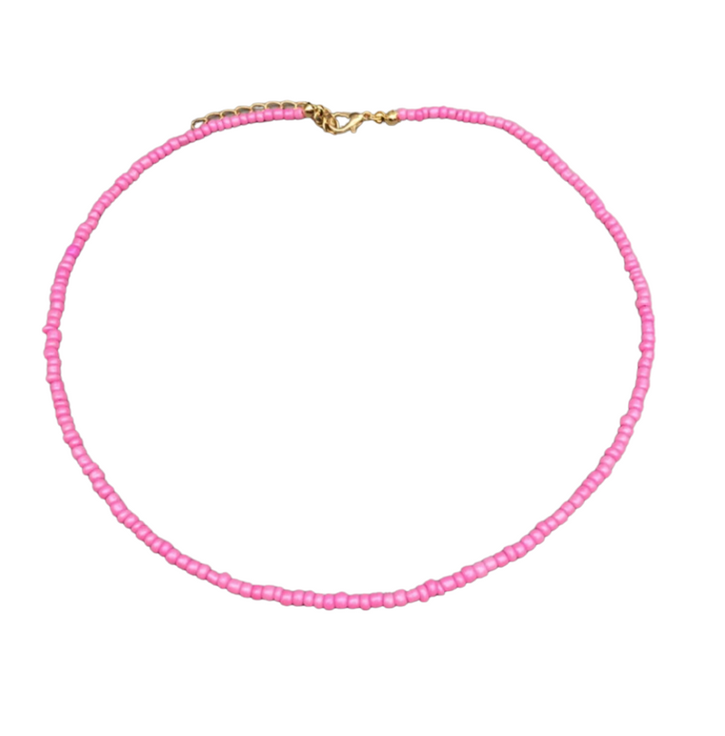 Pink Beaded necklace