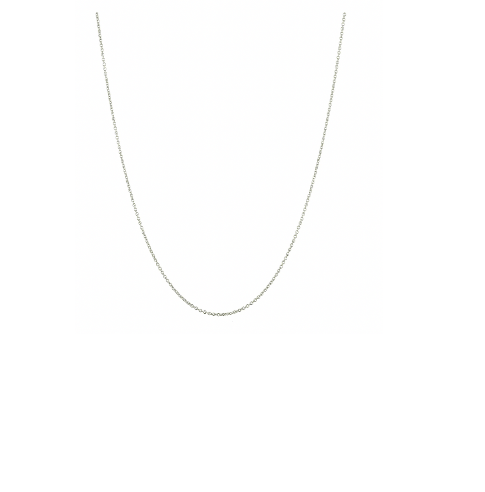 40cm Cable Chain Necklace - Sterling Silver