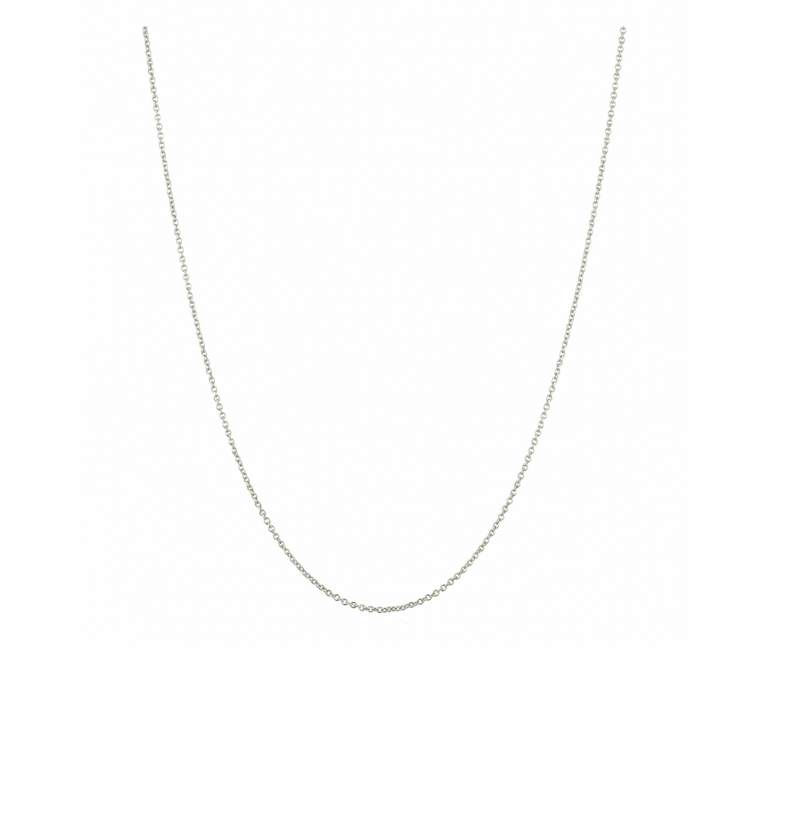 45cm Cable chain Necklace- Sterling Silver
