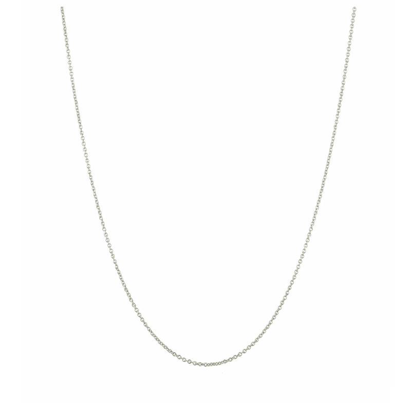 50cm Cable chain Necklace- Sterling Silver