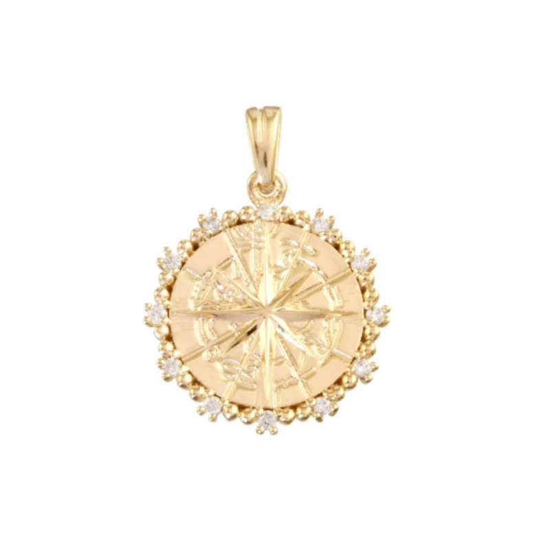 Crystal Compass Pendant