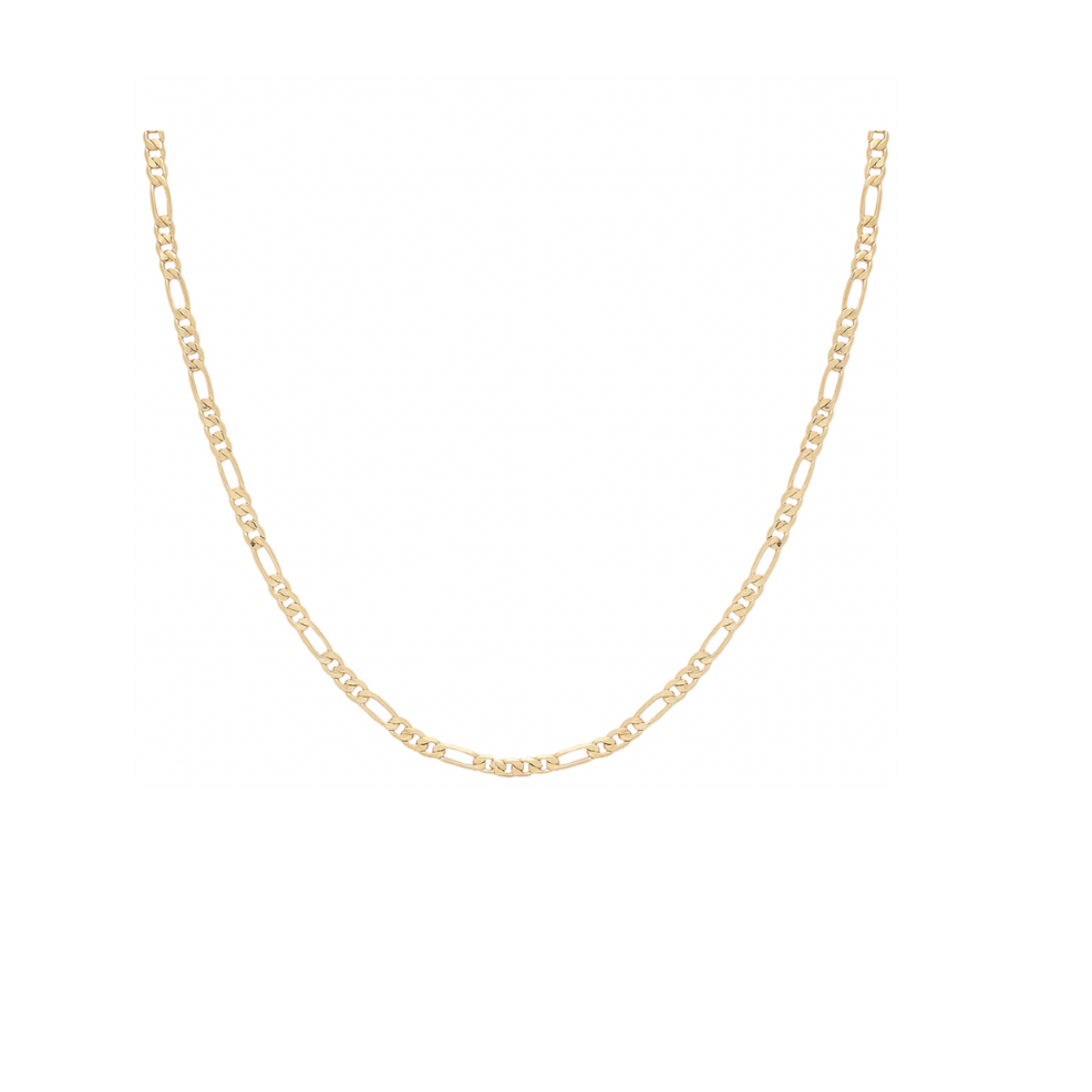 2.4mm Figaro Chain Necklace