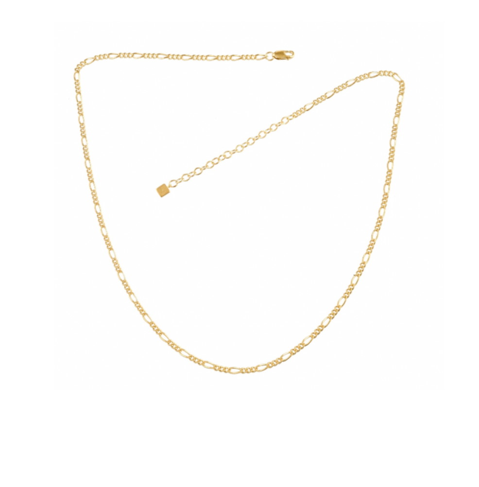 2.4mm Figaro Chain Necklace