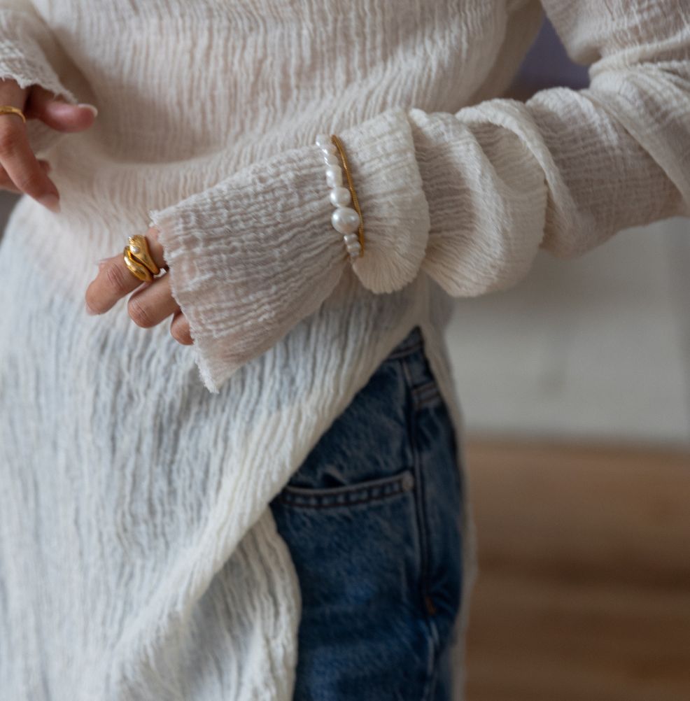 Danielle Ward The Mixed Freshwater Pearl Bracelet