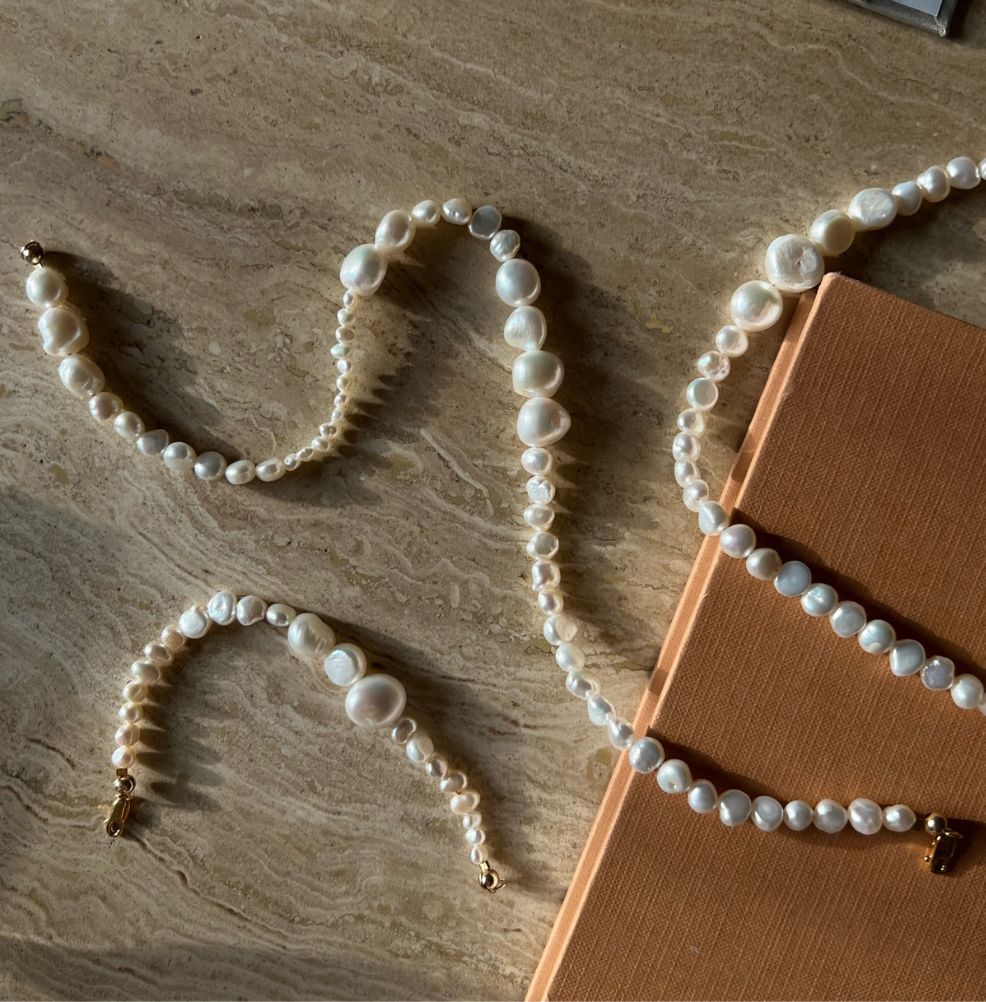 Danielle Ward The Mixed Freshwater Pearl Bracelet