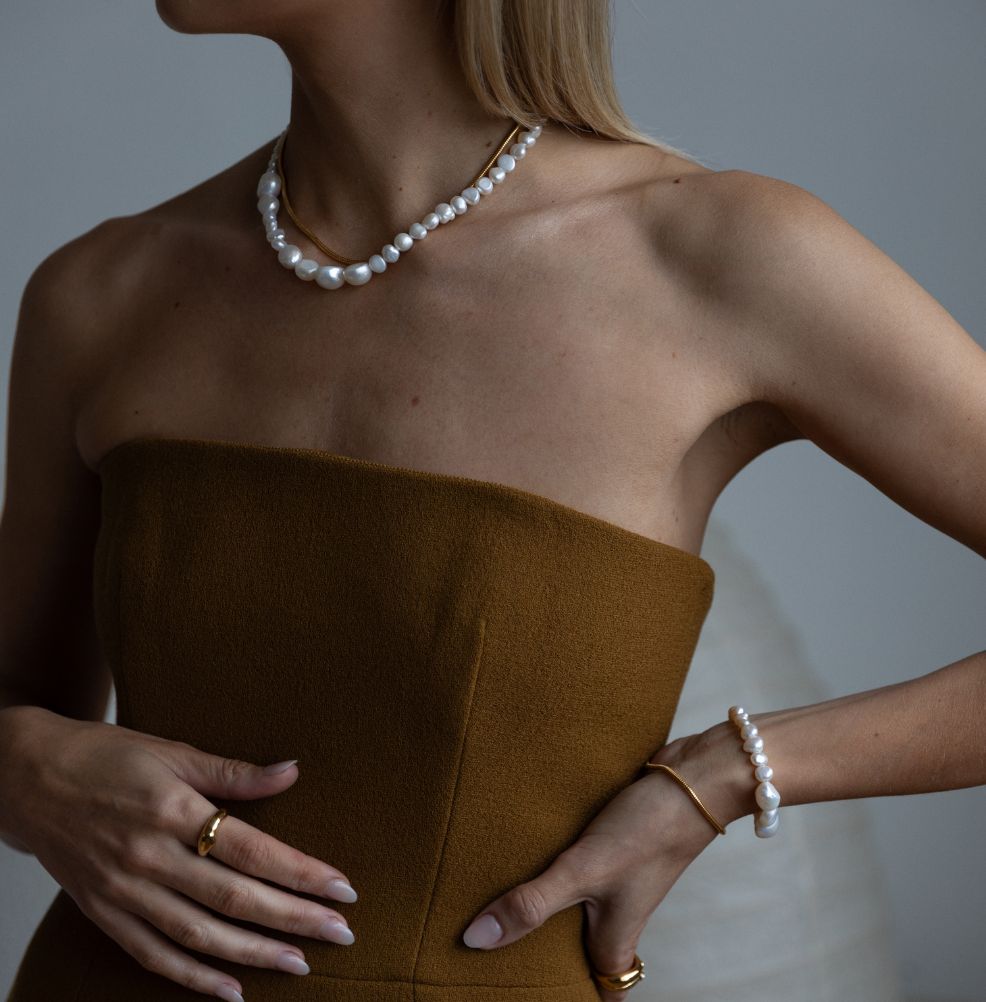 Danielle Ward The Mixed Freshwater Pearl Necklace