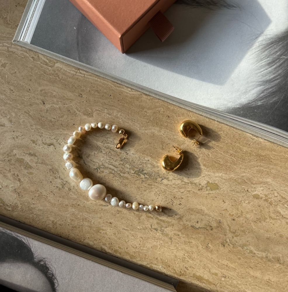 Danielle Ward The Mixed Freshwater Pearl Bracelet