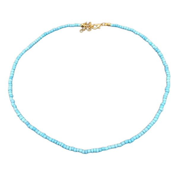 Blue Beaded necklace