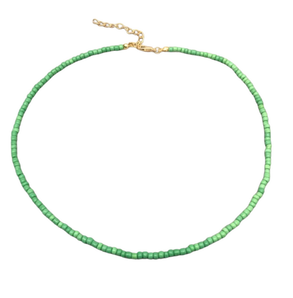 Green Beaded necklace