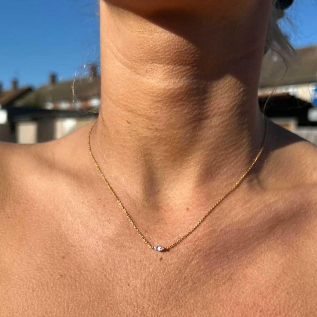 Fine Marquise Necklace