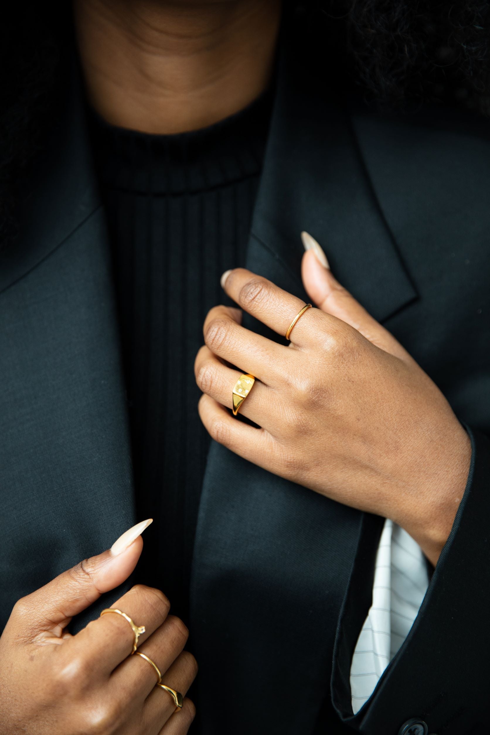 The White Opaz Organic Ring