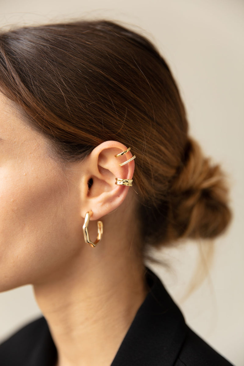 Dena double band ear cuff