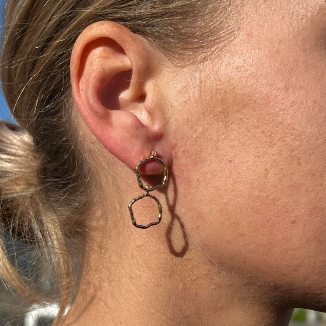 Double Organic Earrings