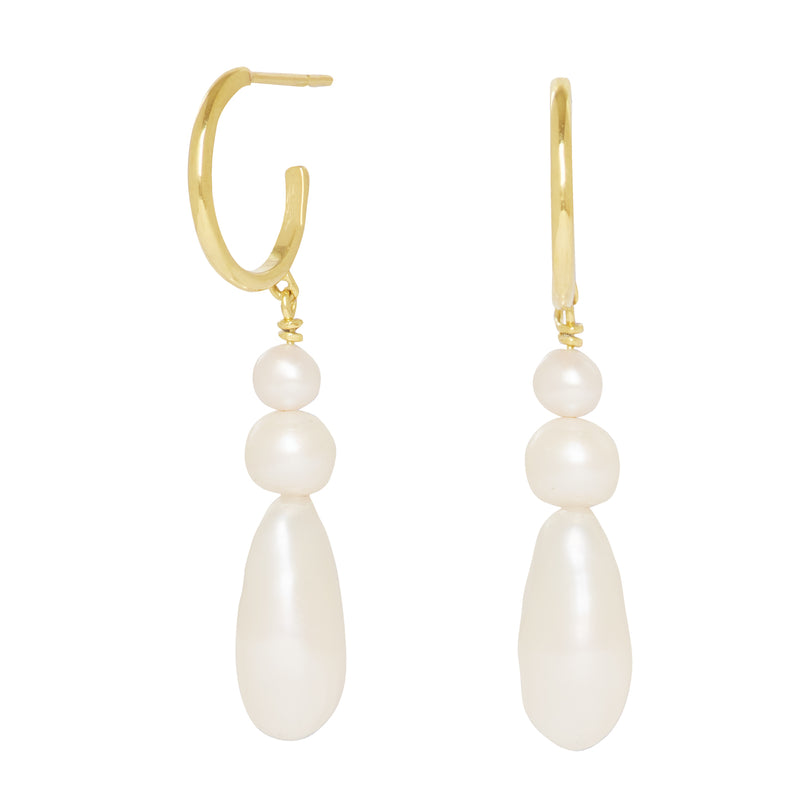 Aurora Pearl drop earrings