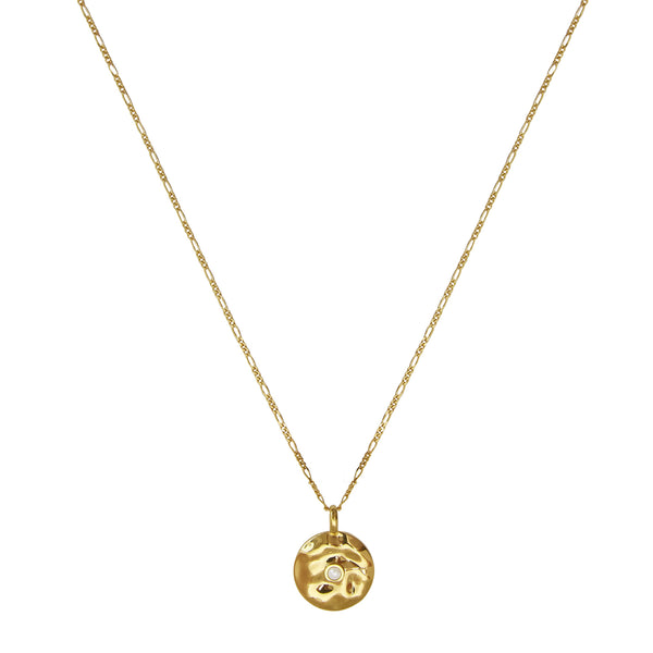 Thea Pearl coin necklace