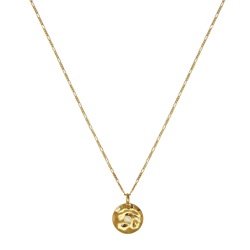 Thea Pearl coin necklace