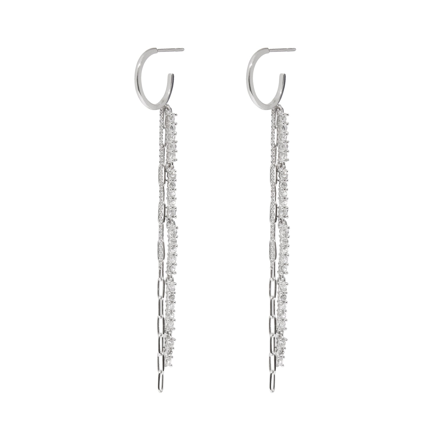 Maura Drop Hoop Earrings