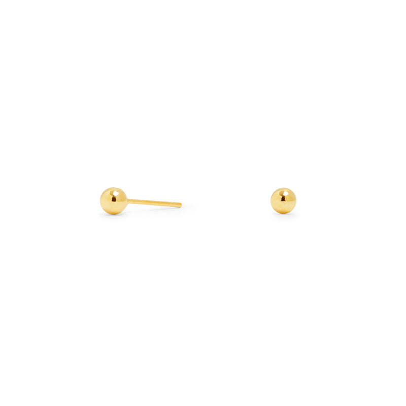 Round Stud Earrings