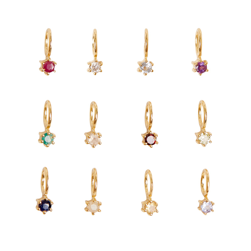 SS Mini Birth Stone Charms