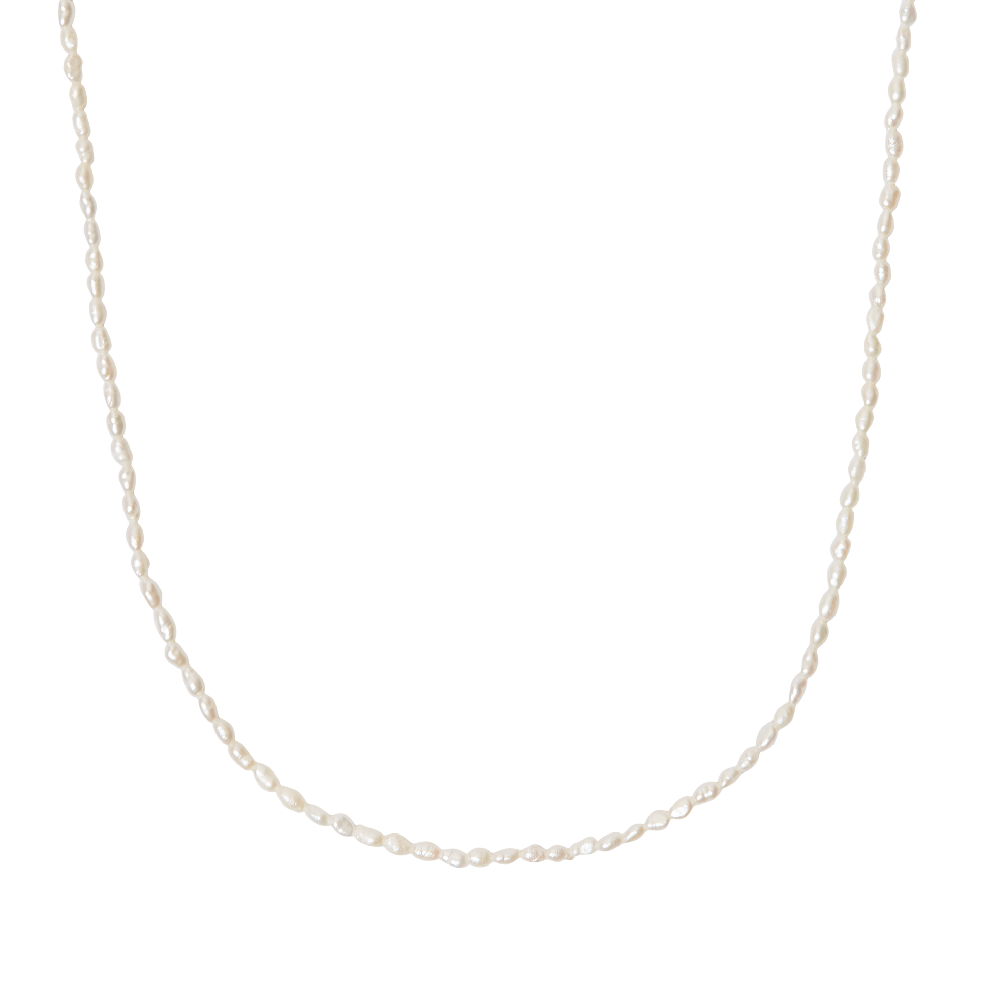 Maxi Petite Rice Pearl Necklace