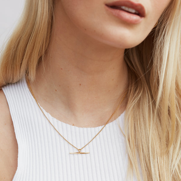 The Annie T-Bar necklace