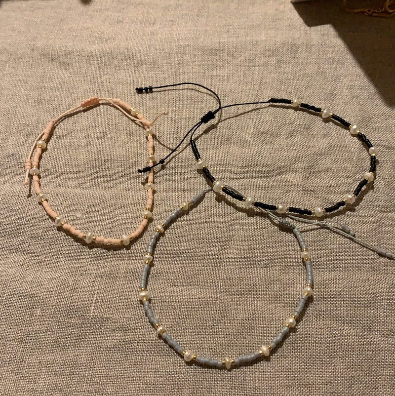 Turquoise Pearl Friendship Bracelet