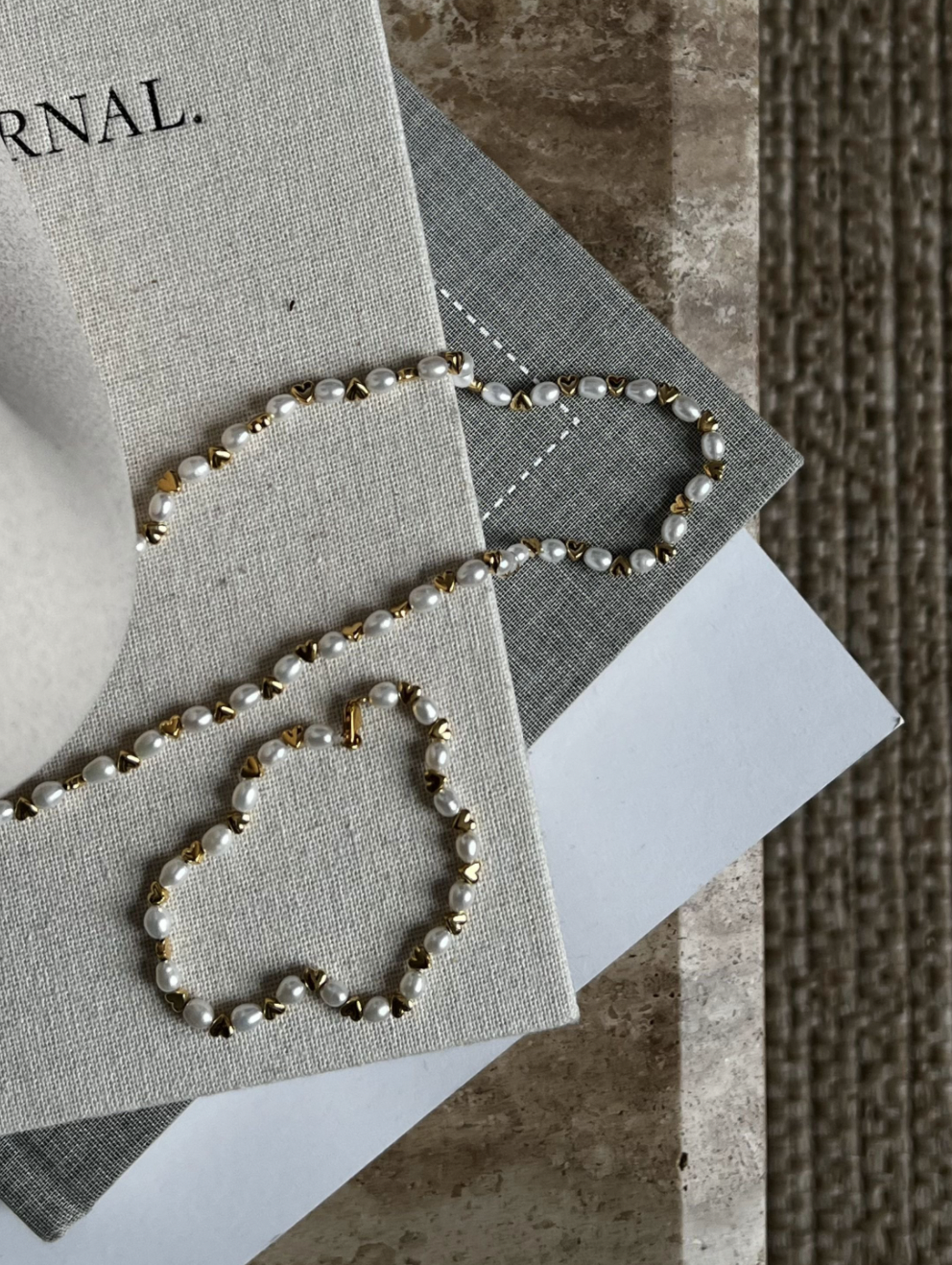 Little Love Pearl & Heart Bracelet